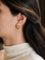 Boucles d'oreilles Boucles d'oreilles créoles pendantes en or jaune 58 Facettes 1265.1