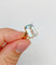 Bague 50 Bague cocktail vintage en or 18k et aigue-marine 58 Facettes A07289