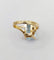Bague 50 Bague cocktail vintage en or 18k et aigue-marine 58 Facettes A07289