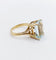Bague 50 Bague cocktail vintage en or 18k et aigue-marine 58 Facettes A07289