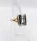 Bague 50 Bague cocktail vintage en or 18k et aigue-marine 58 Facettes A07289