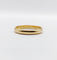 Bague 57.5 Alliance antique gravée en or 18k 58 Facettes A07290