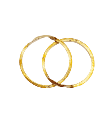Bague 54 Gimmel - Alliance jumelée antique en or 18k 58 Facettes A07291