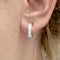 Boucles d'oreilles Cartier Lanière - Boucles d'oreilles en or blanc et diamants 58 Facettes 35724