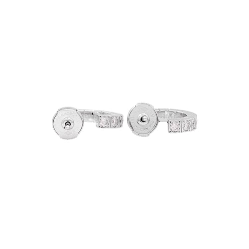 Boucles d'oreilles Cartier Lanière - Boucles d'oreilles en or blanc et diamants 58 Facettes 35724