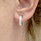 Boucles d'oreilles Cartier Lanière - Boucles d'oreilles en or blanc et diamants 58 Facettes 35724