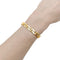 Bracelet Bracelet maille œil de tigre en or jaune 58 Facettes 35706