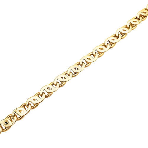 Bracelet Bracelet maille œil de tigre en or jaune 58 Facettes 35706