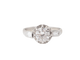 Bague Bague solitaire en platine et diamants 58 Facettes 32316