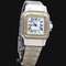 Montre Cartier Santos - Montre dame en or jaune 18K et acier 58 Facettes MT46894
