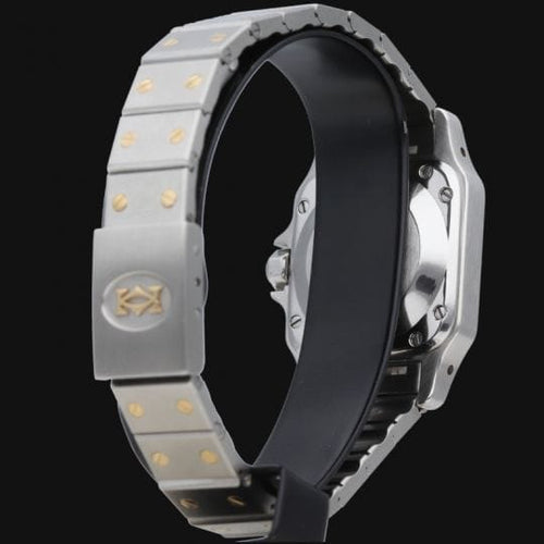 Montre Cartier Santos - Montre dame en or jaune 18K et acier 58 Facettes MT46894