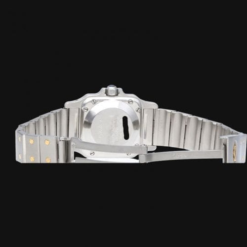 Montre Cartier Santos - Montre dame en or jaune 18K et acier 58 Facettes MT46894