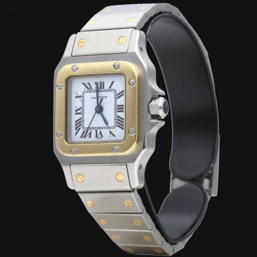 Montre Cartier Santos - Montre en or jaune et acier 58 Facettes MT46942
