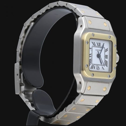 Montre Cartier Santos - Montre en or jaune et acier 58 Facettes MT46942