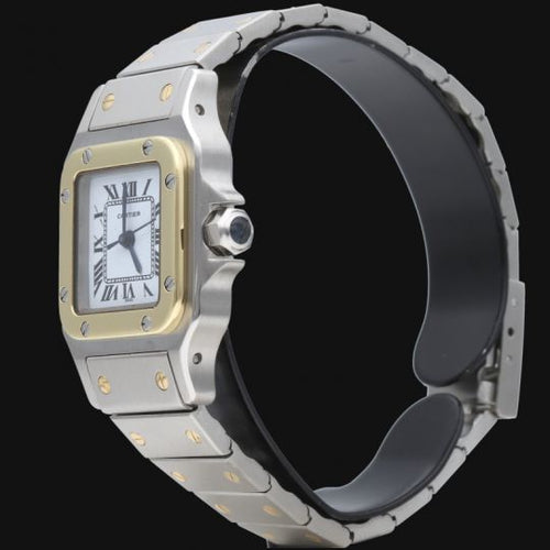 Montre Cartier Santos - Montre en or jaune et acier 58 Facettes MT46942
