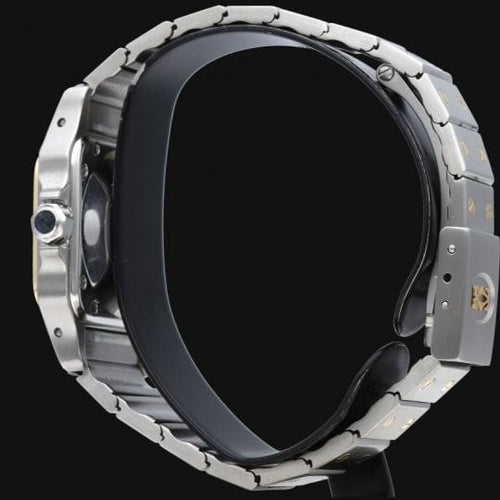 Montre Cartier Santos - Montre en or jaune et acier 58 Facettes MT46942