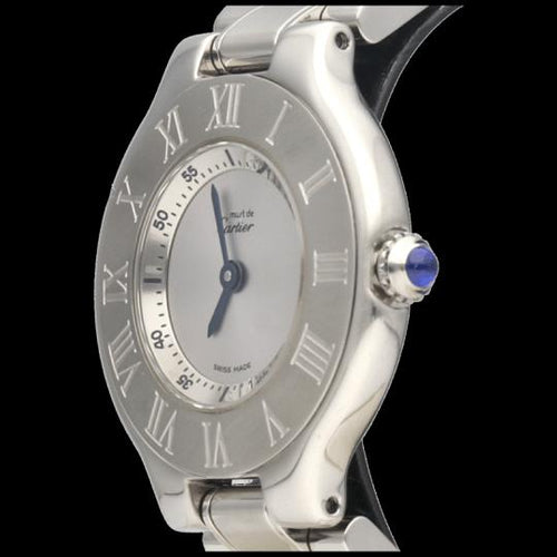 Montre Cartier Must 21 - Montre en acier 58 Facettes MT42265
