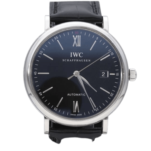 Montre IWC Portofino - Montre automatique en acier 58 Facettes MT46862