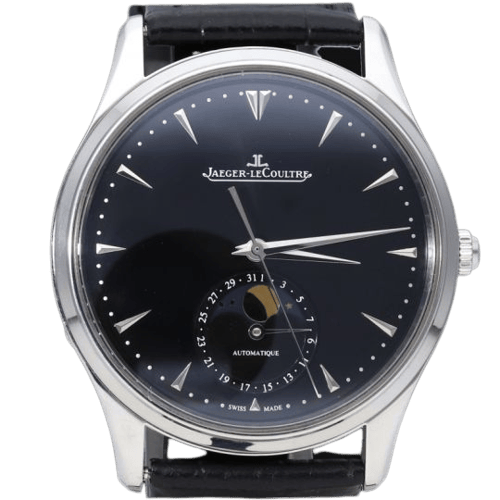 Montre Jaeger-LeCoultre Master Ultra Thin Moon - Montre en acier 58 Facettes MT46842