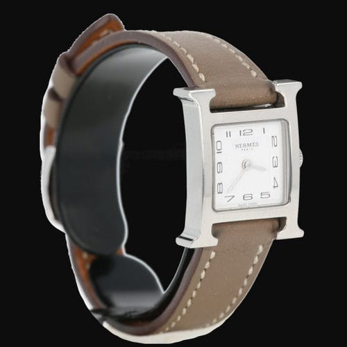 Montre Hermès Heure H - Montre en acier 58 Facettes MT46103
