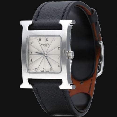 Montre Hermès Heure H - Montre en acier 58 Facettes MT46977