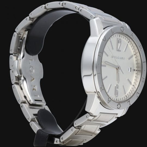 Montre Bulgari - Montre Bulgari en acier 58 Facettes MT46053
