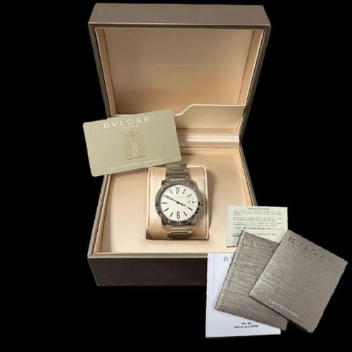 Montre Bulgari - Montre Bulgari en acier 58 Facettes MT46053