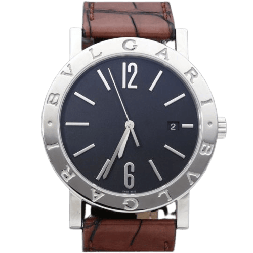 Montre Bulgari Solotempo - Montre automatique en acier 58 Facettes MT46056