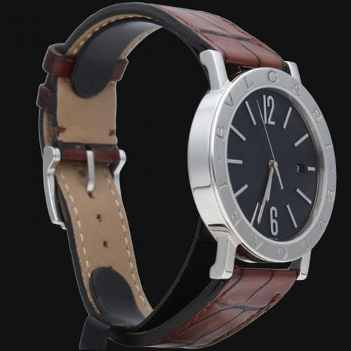 Montre Bulgari Solotempo - Montre automatique en acier 58 Facettes MT46056