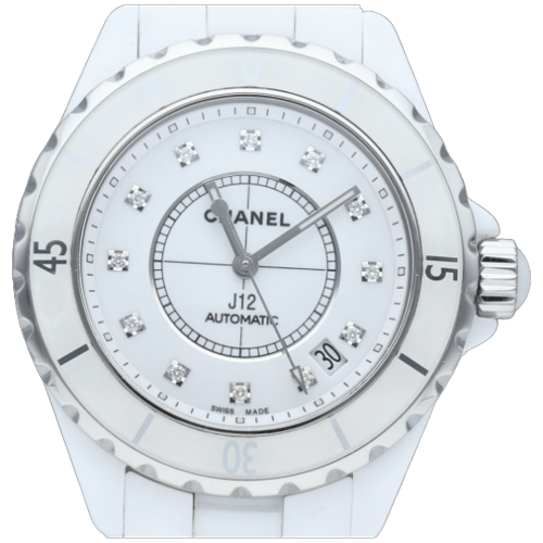 Montre Chanel J12 - Montre 38 mm automatique en céramique 58 Facettes MT46963