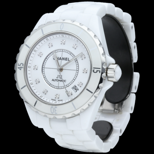 Montre Chanel J12 - Montre 38 mm automatique en céramique 58 Facettes MT46963