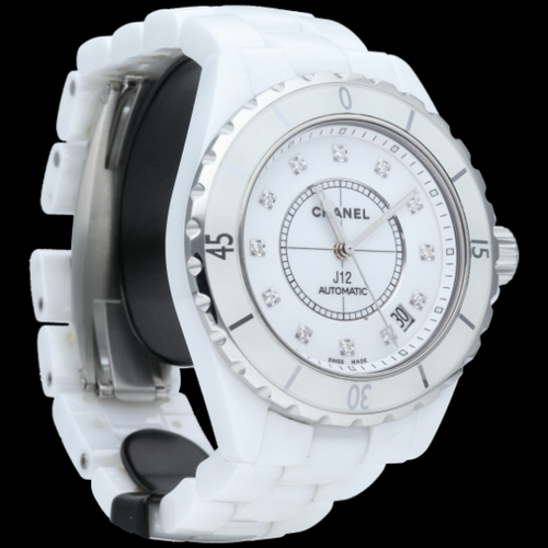 Montre Chanel J12 - Montre 38 mm automatique en céramique 58 Facettes MT46963