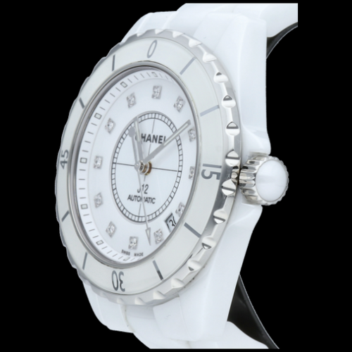 Montre Chanel J12 - Montre 38 mm automatique en céramique 58 Facettes MT46963