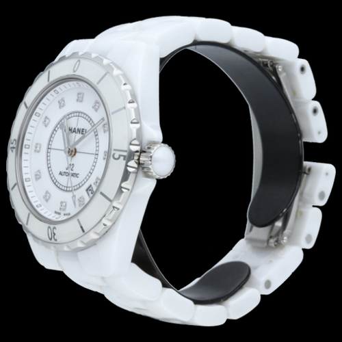 Montre Chanel J12 - Montre 38 mm automatique en céramique 58 Facettes MT46963