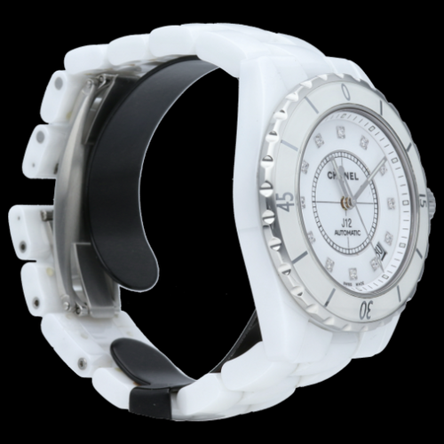 Montre Chanel J12 - Montre 38 mm automatique en céramique 58 Facettes MT46963