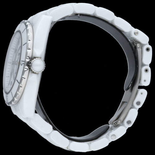Montre Chanel J-12 - Montre 38 mm en céramique et diamants 58 Facettes MT46970