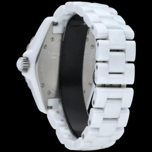 Montre Chanel J-12 - Montre 38 mm en céramique et diamants 58 Facettes MT46970