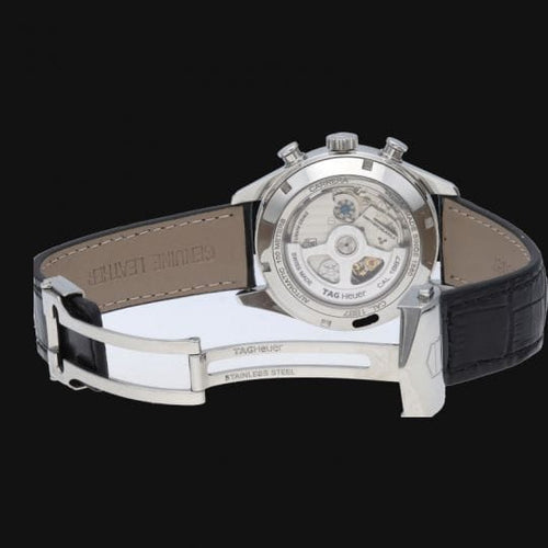 Montre TAG Heuer Carrera - Montre Calibre 1887 chronographe en acier 58 Facettes MT46476