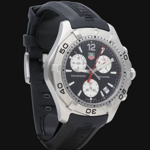 Montre TAG Heuer Aquaracer - Montre chronographe en acier 58 Facettes MT46469
