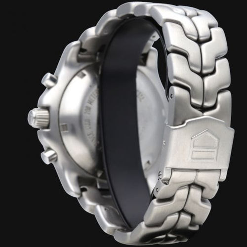 Montre TAG Heuer Link - Montre chronographe en acier 58 Facettes MT46518