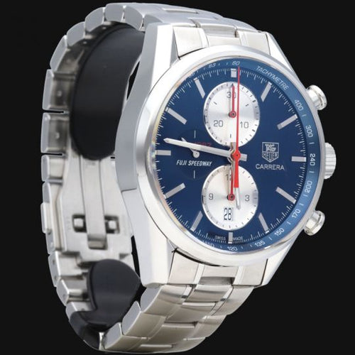 Montre TAG Heuer Carrera Fuji Speedway - Montre chronographe Calibre 1887 en acier 58 Facettes MT46479
