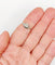 Bague 55 Bague Art déco en or blanc 18k et diamant taille rose 58 Facettes A07173