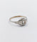 Bague 55 Bague Art déco en or blanc 18k et diamant taille rose 58 Facettes A07173
