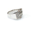 Bague 58 Bague Tank en platine et diamants 58 Facettes DV-TANK-PT