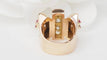 Bague Bague Tank en or jaune, rubis et diamants 58 Facettes 32887