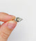 Bague 54 Bague Art déco en or blanc 18k et diamant 58 Facettes A07174