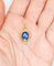 Pendentif Pendentif Art nouveau en or 18k et plaque émaillée 58 Facettes A07211