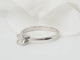 Bague 53 Bague solitaire en or blanc et diamant 0,51 ct 58 Facettes 31198