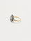 Bague 53 Bague marguerite vintage en or jaune 18K et argent, diamants 58 Facettes SKU/260182