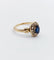 Bague 52 Bague marguerite en or 18k, saphir et diamants taille rose 58 Facettes A07233
